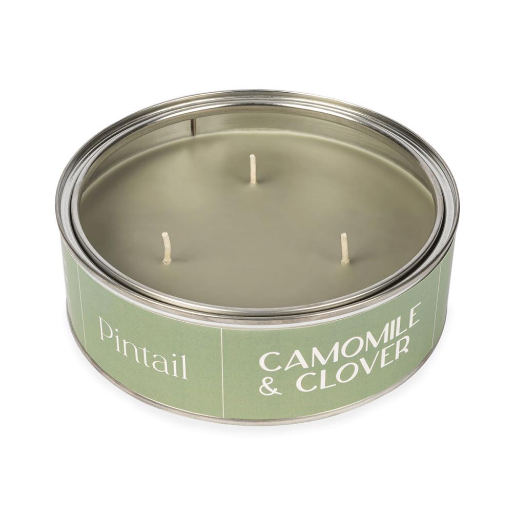 Pintail Candles Camomile & Clover Triple Wick Tin Candle Extra Image 2